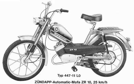 Zndapp-Schaltplan Typ 447 ZR 10